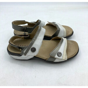 Aravon Sandals Womens 7D Multi Katherine Strappy‎ Leather Comfort by New Balance